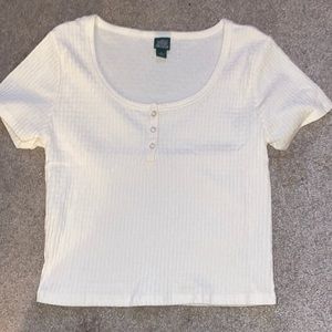 Light yellow/white blouse. Size S